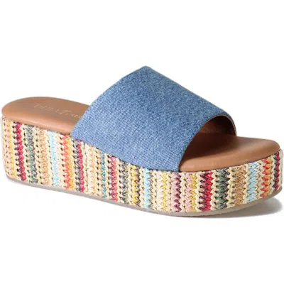 DIBA TRUE DIBA TRUE ROCK STEADY PLATFORM SLIDE SANDAL