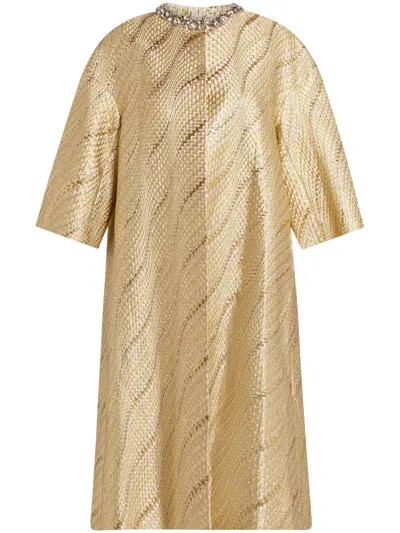 DICE KAYEK CRYSTAL-EMBELLISHED COAT