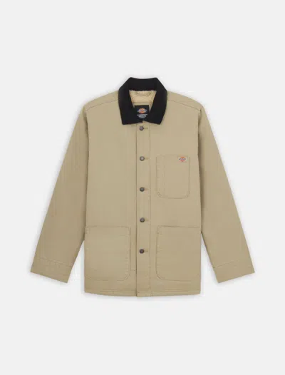 DICKIES JACKETS AND JACKETS MAN DICKIES CANVAS CHORE COAT SW - DK0A4XGA F02 DESERT SANDALS