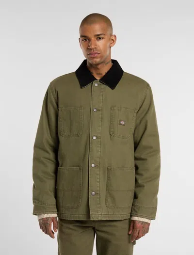 DICKIES JACKETS AND JACKETS MAN DICKIES LINED CHORE DK0A87O3 MGR1 MILITARY
