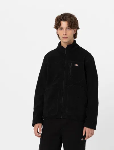 DICKIES JACKETS AND JACKETS MAN DICKIES MOUNT HOPE FLEECE - DK0A4YEE BLK BLACK