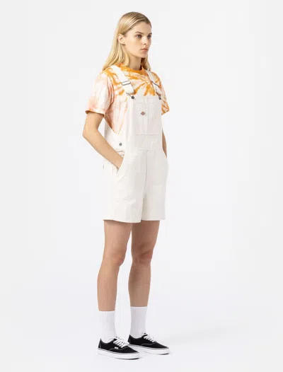 DICKIES SALOPETTE WOMAN DICKIES DUCK CANVAS SHORT BIB SW - DK0A4XPTC431 CLOUD CLOUD