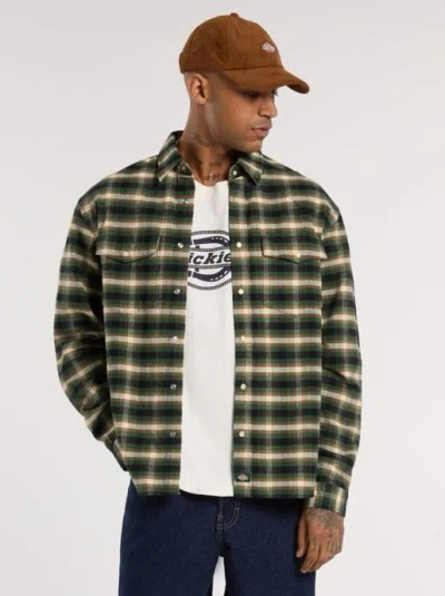 DICKIES SHIRTS MAN DICKIES JOHNSONVILLE DK0A87PWPIN1 PINE NEEDLE