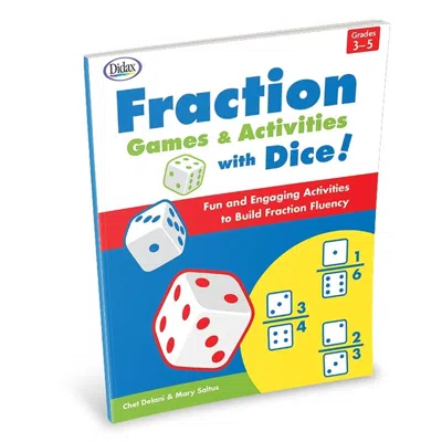 DIDAX DIDAX FRACTION GAMES & ACTIVITIES WITH DICE BOOK GRADE 3-5