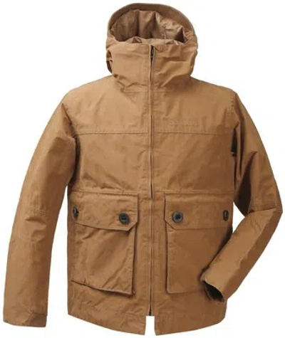 DIDRIKSONS DIDRIKSONS HERREN OUTDOORJACKE JACKE STELLAN USX JKT BRAUN WINDDICHT WASSERDICHT