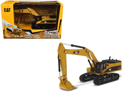 DIECAST MASTERS CAT CATERPILLAR 385C L HYDRAULIC EXCAVATOR YELLOW "PLAY & COLLECT!" SERIES 1/64 DIECAST MODEL BY DIE