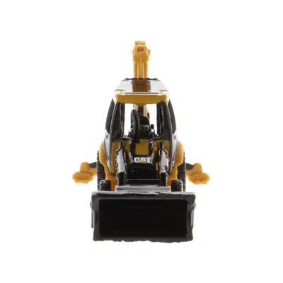 DIECAST MASTERS CAT CATERPILLAR 420E BACKHOE LOADER YELLOW MICRO-CONSTRUCTOR SERIES DIECAST MODEL