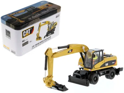 DIECAST MASTERS CAT CATERPILLAR M318D WHEELED EXCAVATOR WITH OPERATOR "HIGH LINE" SERIES 1/87 (HO) SCALE DIECAST MOD