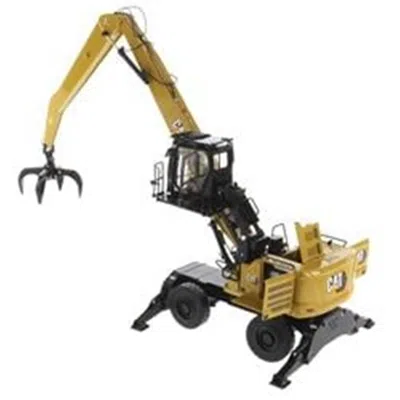 DIECAST MASTERS CAT CATERPILLAR MH3040 WHEEL MATERIAL HANDLER WITH OPERATOR HIGH LINE SERIES 1-50 DIECAST MODEL