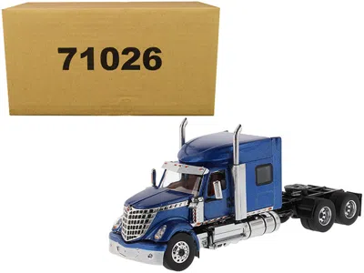 DIECAST MASTERS INTERNATIONAL LONESTAR SLEEPER CAB TRUCK TRACTOR BLUE 1/50 DIECAST MODEL BY DIECAST MASTERS