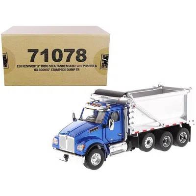 DIECAST MASTERS SFFA TANDEM WITH PUSHER AXLE OX STAMPEDE DUMP TRUCK TRANSPORT SERIES 1 BY 50 DIECAST MODEL CAR FOR K
