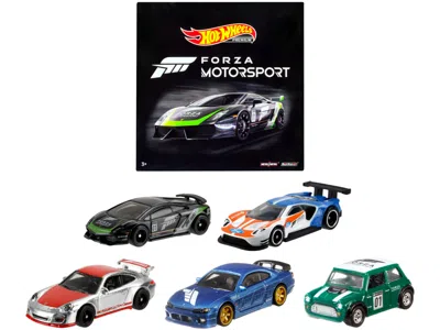 DIECAST MODEL HOTWHEELS FORZA MOTORSPORT 5 PIECE SET DIECAST MODEL CARS BY HOT WHEELS