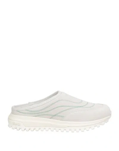 DIEMME DIEMME MAN MULES & CLOGS OFF WHITE SIZE 8 LEATHER