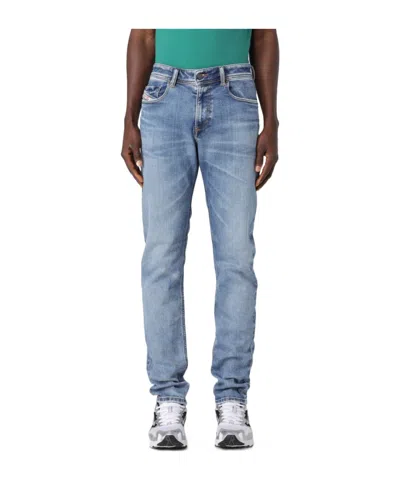 DIESEL DIESEL 1979 SLEENKER LOGO-PATCH SKINNY JEANS