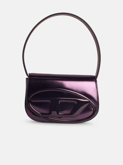 DIESEL '1DR' PURPLE POLYURETHANE BAG