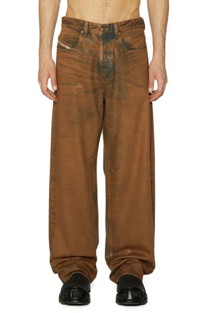 DIESEL DIESEL® 2001 D-MACRO RELAXED FIT COATED JEANS