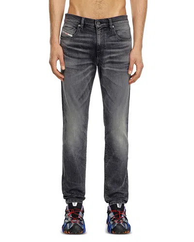 DIESEL 2019 D-STRUKT SLIM FIT JEANS IN BLACK DENIM
