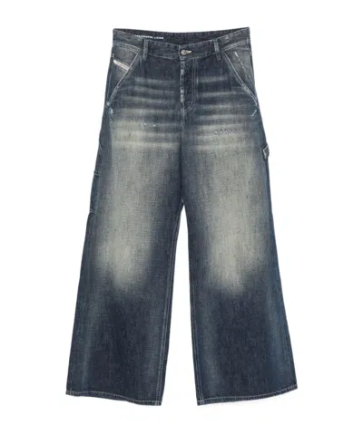 DIESEL DIESEL D-SIRE WIDE-LEG JEANS
