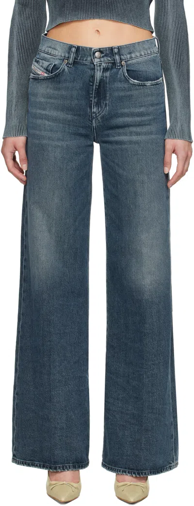 DIESEL BLUE FLARE 1978 D-AKEMI 007Y7 JEANS