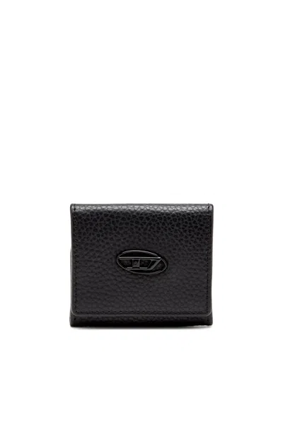 DIESEL COIN PURSE IN GRAINY LEATHER