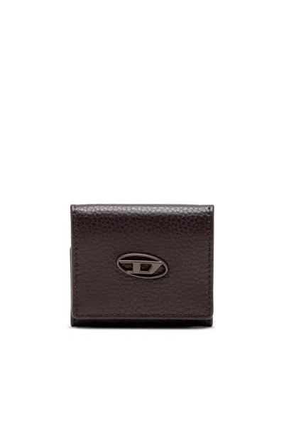 DIESEL COIN PURSE IN GRAINY LEATHER