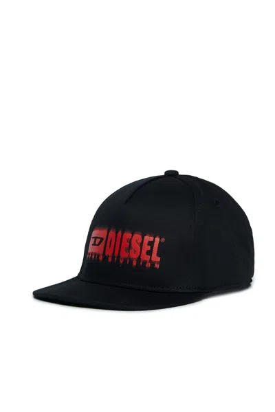 DIESEL DEGRADÉ BRANDED GABARDINE BASEBALL CAP