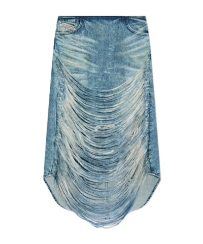 DIESEL FRAYED SKIRT