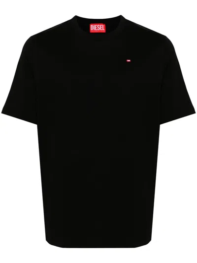 DIESEL LOGO-EMBROIDERED T-SHIRT