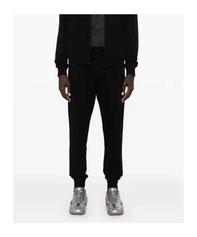 DIESEL DIESEL MID-RISE LOGO-PATCH TRACK PANTS