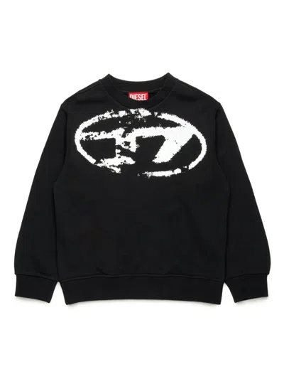 DIESEL LOGO-PRINT SWEATSHIRT