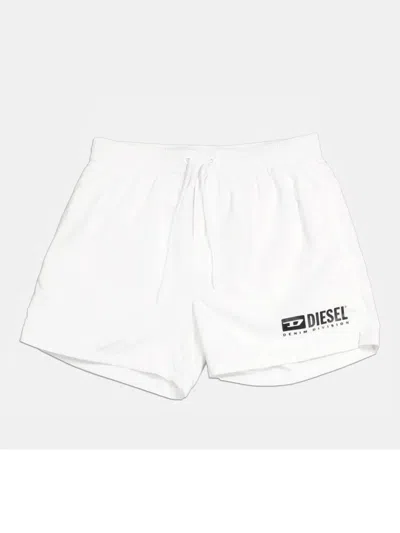 DIESEL LOGO-PRINT SWIM SHORTS