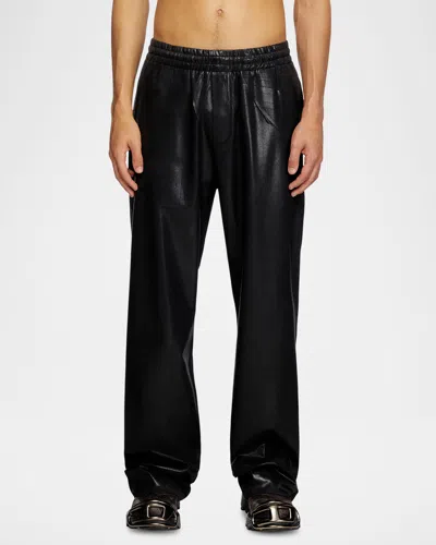 DIESEL MEN'S P-CLAYS WOOL-BLEND PANTS