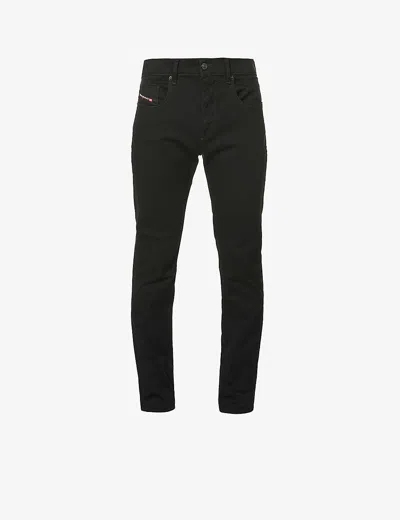 DIESEL MENS BLUE D-STRUKT SLIM STRETCH-DENIM JEANS