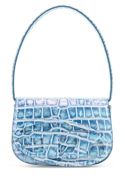 DIESEL DIESEL MULTICOLOR LEATHER 1DR SHOULDER BAG