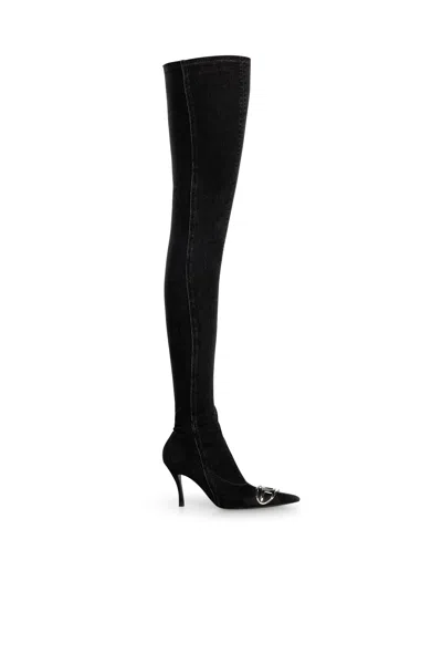 DIESEL D-VENUS-OVER THE KNEE BOOT