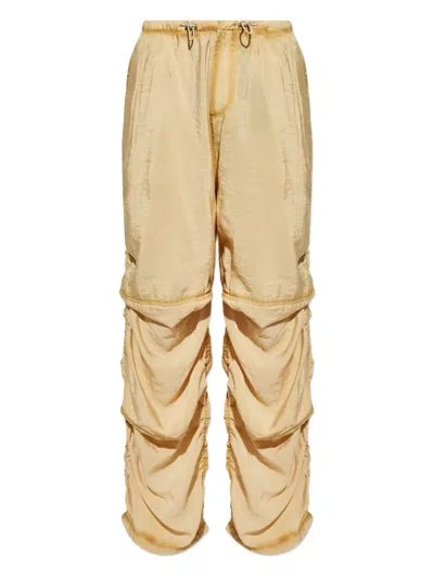 DIESEL P-DAILY LAYERED DRAWSTRING TROUSERS