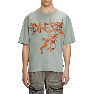 DIESEL DIESEL® RELAXED FIT COTTON GRAPHIC T-SHIRT