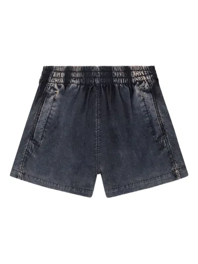DIESEL S-OUND ELASTICATED-WAISTBAND DENIM SHORTS