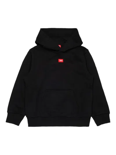 DIESEL SXGINHOOD OVER LOGO-PATCH HOODIE