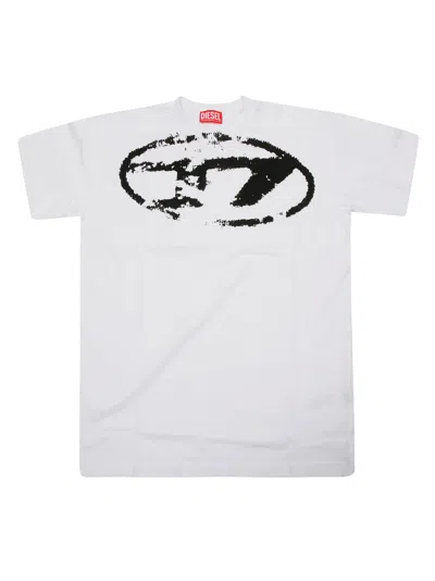 DIESEL DIESEL T SHIRT MM LOGO TIMBRATO