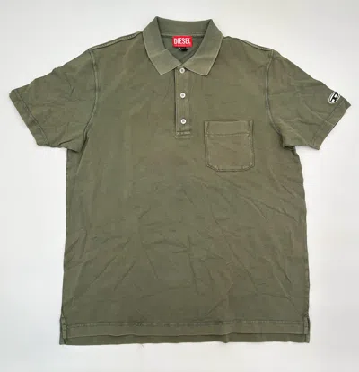 DIESEL T-WORKY GRAY POLO SHIRT