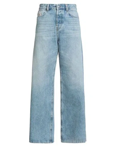 DIESEL DIESEL WOMAN JEANS BLUE SIZE 31W-32L COTTON