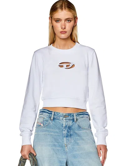 DIESEL WOMEN'S SWEATSHIRT DIESEL A09931-0GRAC F-SLIMMY-OD 100