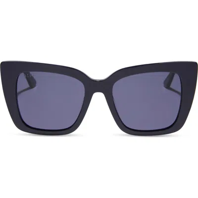 DIFF DIFF LIZZY 54MM GRADIENT CAT EYE SUNGLASSES
