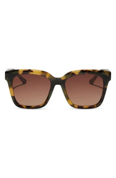 DIFF DIFF MEREDITH 54MM SQUARE SUNGLASSES