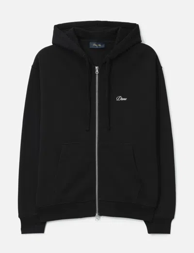 DIME CURSIVE ZIP HOODIE