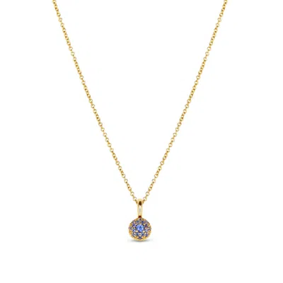 DINNY HALL WOMEN'S GOLD SAPPHIRE BON BON PENDANT