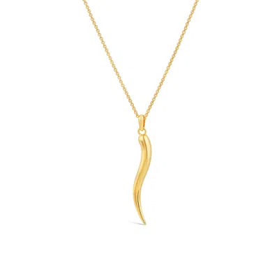 DINNY HALL WOMEN'S GOLD TORO HORN PENDANT