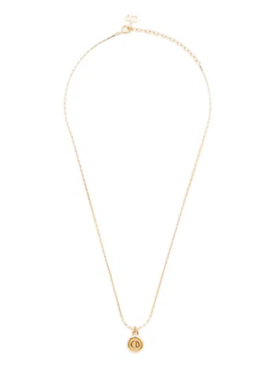 DIOR 1990S CD-PENDANT NECKLACE