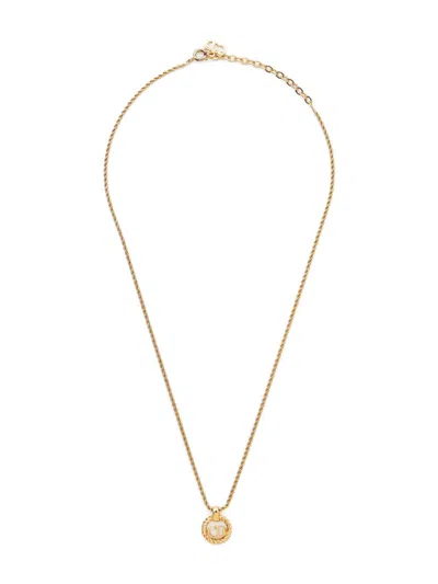 DIOR 2000S CD PENDANT NECKLACE